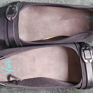 Yuu Mirey Comfortable Black Flats